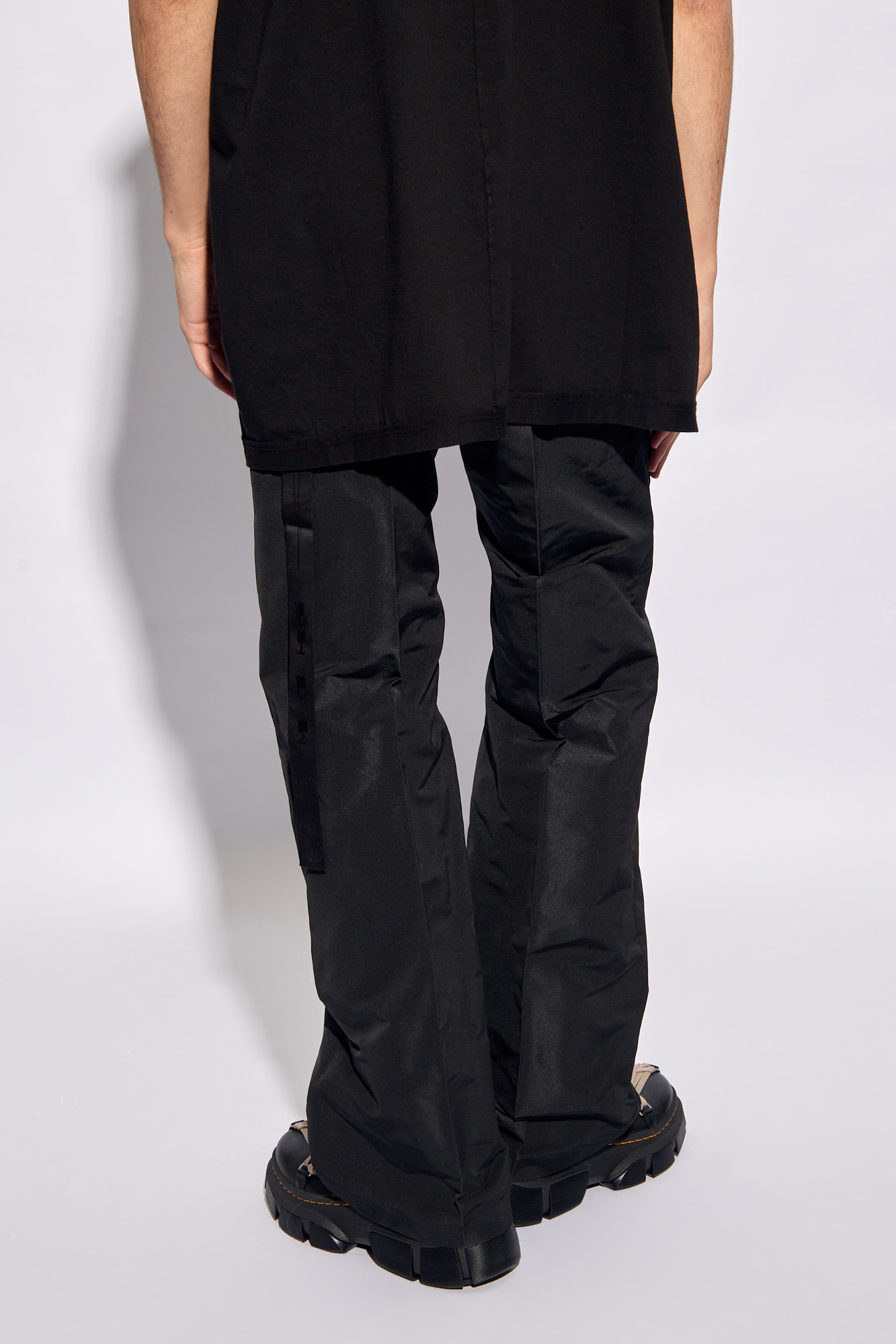 Black 'Geth Jeans' trousers Rick Owens - Balmain Kids high-shine